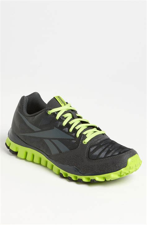 green grey shoes|reebok running shoes grey green.